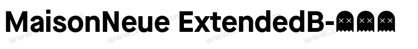 MaisonNeue ExtendedB字体转换